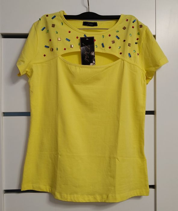 Bluzka damska z kamieniami