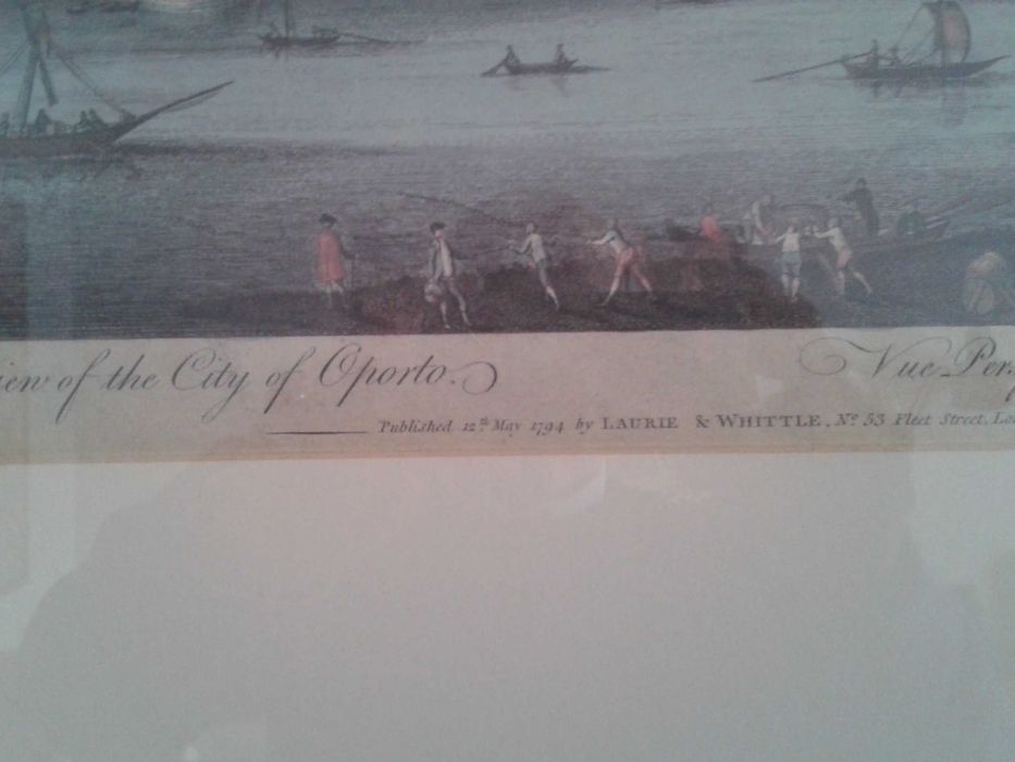 QUADRO com paigasem antiga da cidade do Porto c. Presente grátis