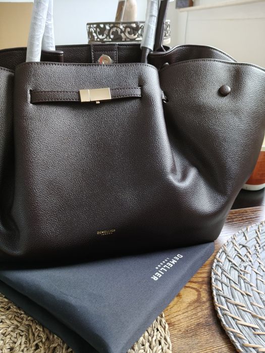 Demellier brąz Shopper nowa
