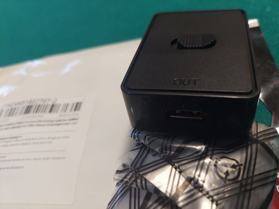 Hub splitter USB com interruptor para ligar  impressoras, discos, ...64552127236097122