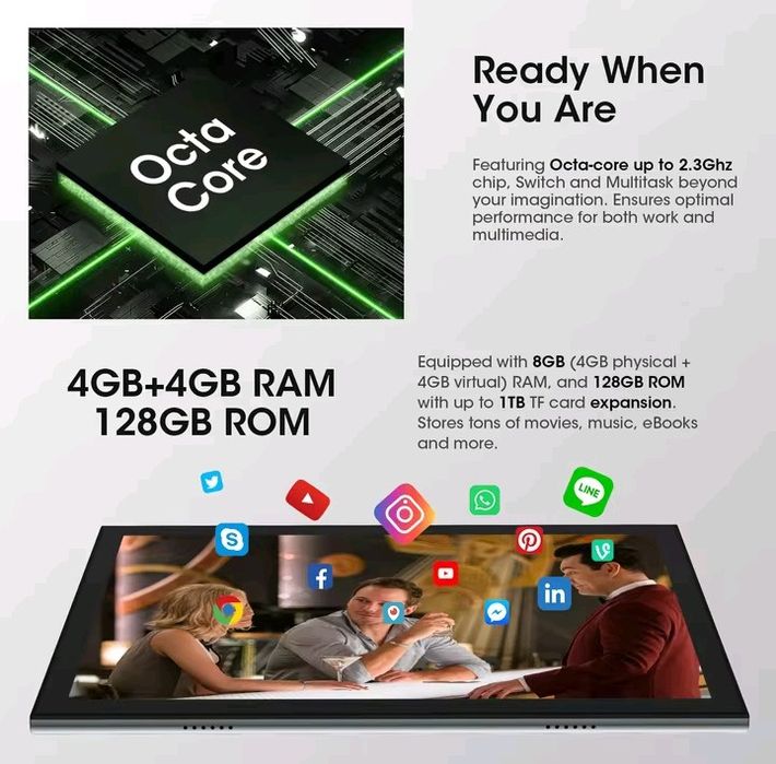 Новий планшет CWOWDEFU P25L 8/128,