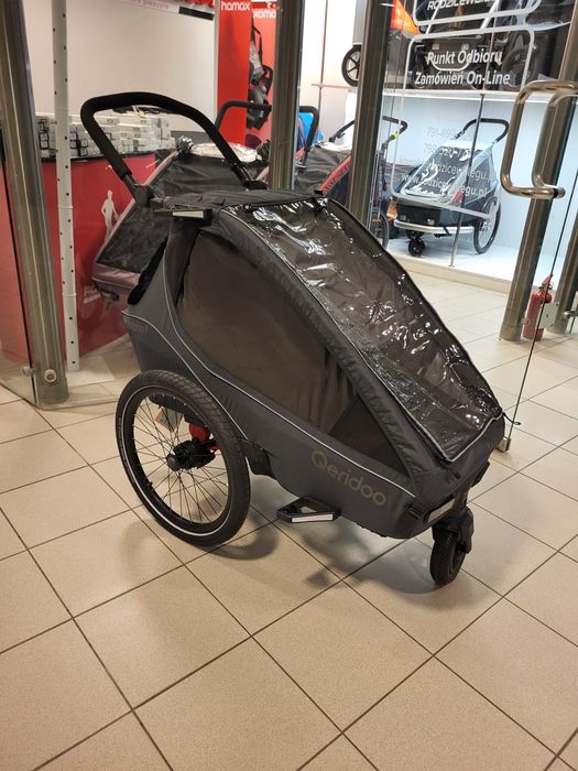Qeridoo Kidgoo 1 pojedyncza przyczepka rowerowa