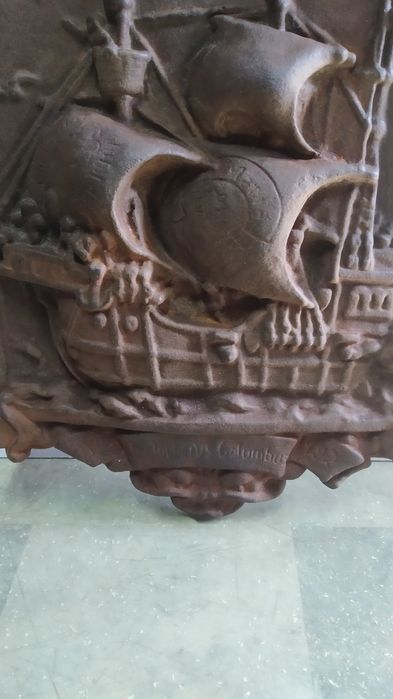 Żaglowiec Santa Maria odlew żeliwny