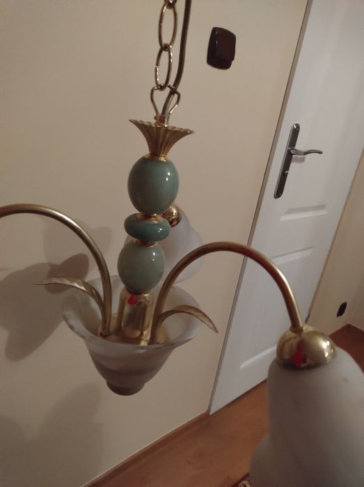 Lampa wisząca  szklane klosze