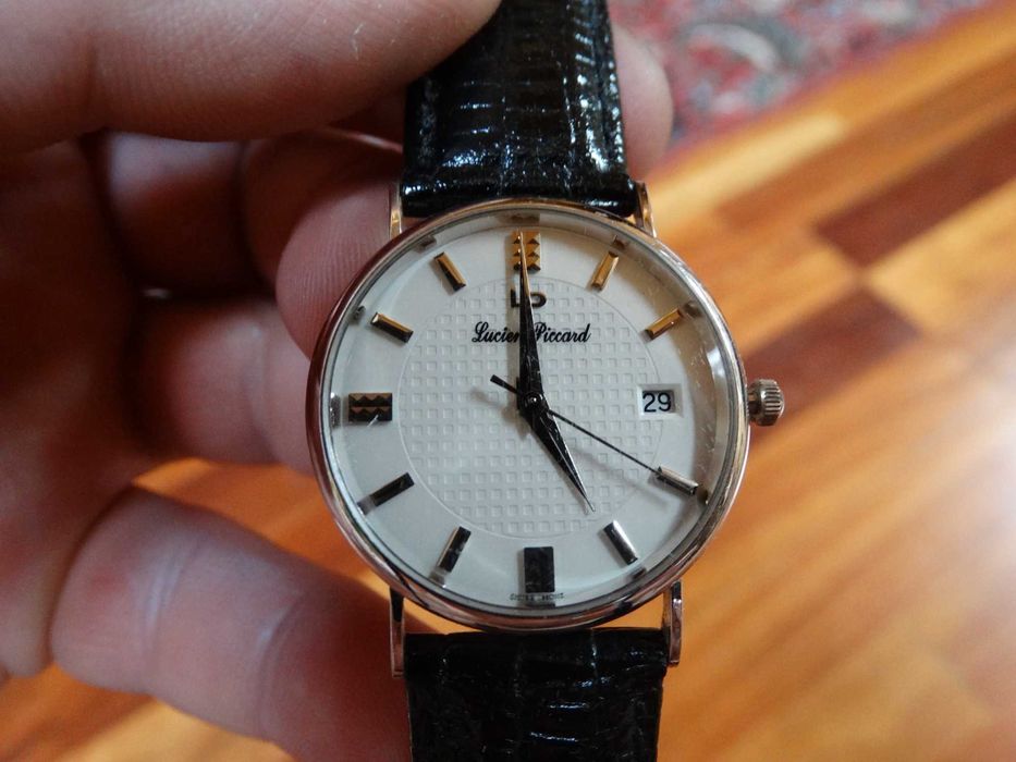 золотые часы Lucien Piccard