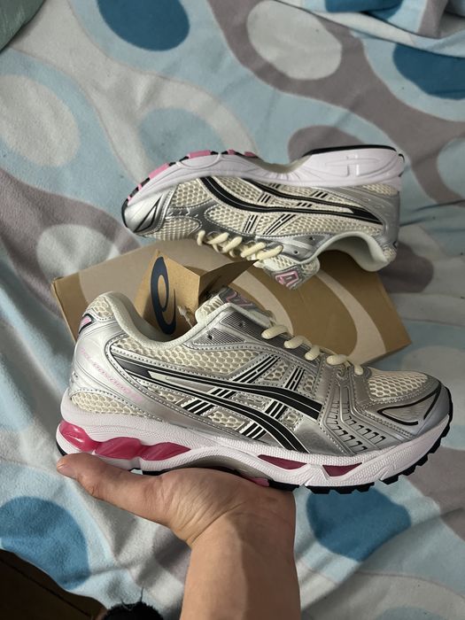 Asics gel kayano 14 cream/sweet pink entrega em maos na zona do bairro alto