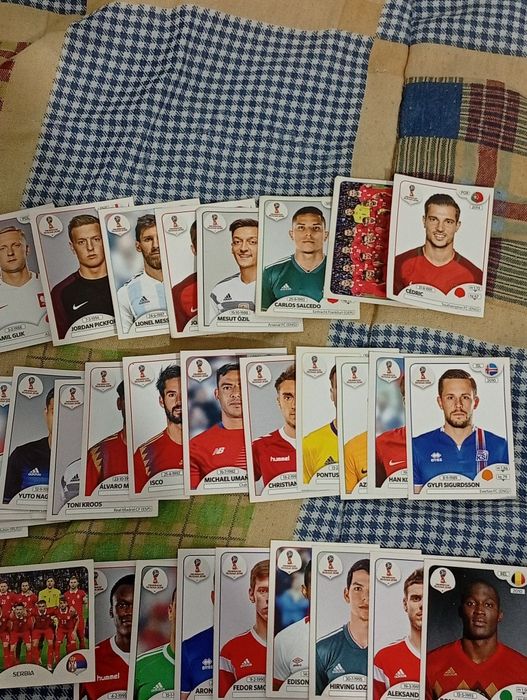 Coleção de vários jogadores do Rússia 2018