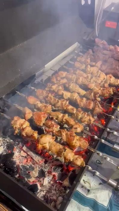 Grill węglowy ogrodowy na 18 szpikulec mangal XXL  SOLIDNY