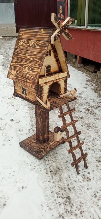 Дерев'яні хатинки-будки для саду та котиків. БЕЗКОШТОВНА ДОСТАВКА