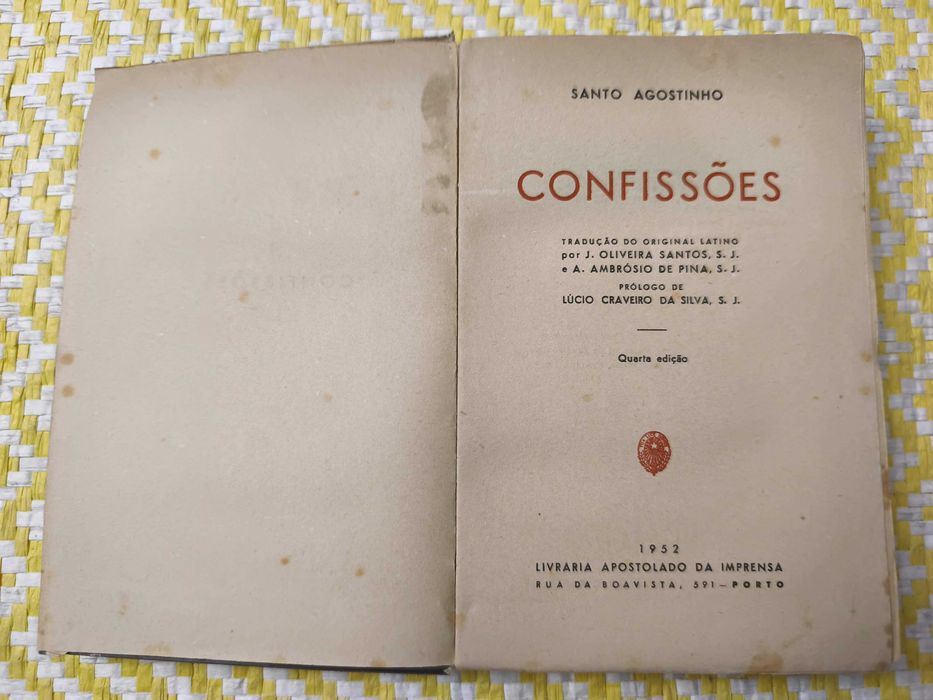 CONFISSÕES –  Santo Agostinho
