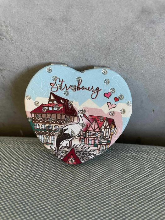 Lusterko ozdobne Strasbourg, lusterko serduszko Strasburg