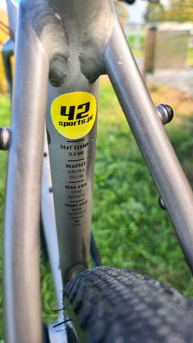 03235 rower potestowy szutrowy gravel RONDO RUUT AL1 raw/gray roz. M
