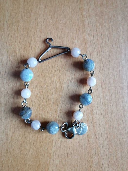 Bransoletka naturalne kamienie wieszak meLike