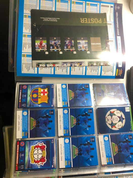 albumy Panini piłkarskie 2014-17 limitowane karty XXL duża wartość