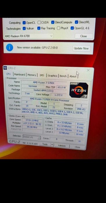 PC Gaming – Ryzen 7 + RX 6700 10GB + 32GB RAM