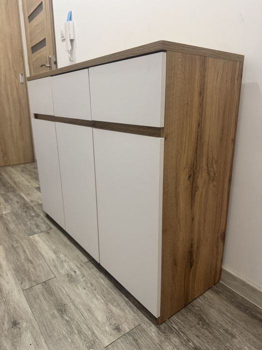 Komoda Arca z szufladami i polkami duza solidna jak kowa