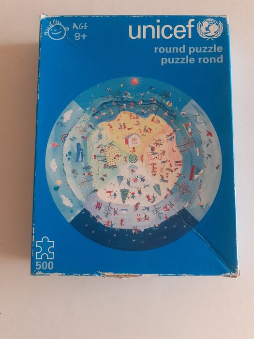 Puzzle Redondo de 500 peças da UNICEF