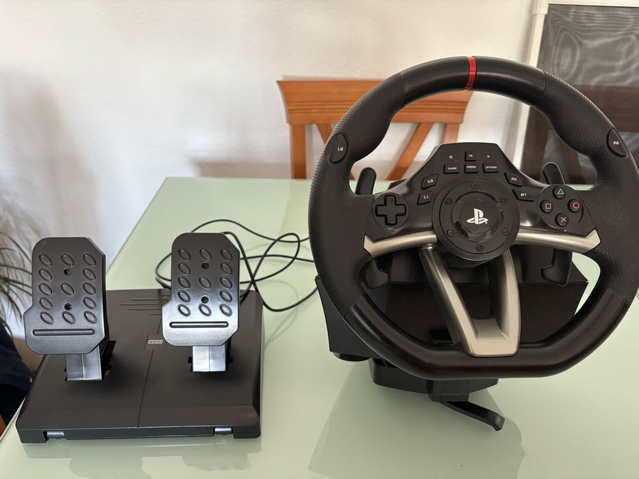 Volante e Pedais Hori RWA – PS4/PC – Como Novo Moscavide E Portela • OLX.pt