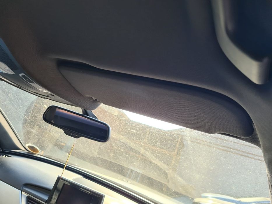 Podsufitka czarna s-line Audi A6 C7 sedan słoneczniki lampki słupki