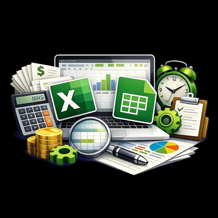 Автоматизація Excel / Google Sheets | Таблиці, формули, облік