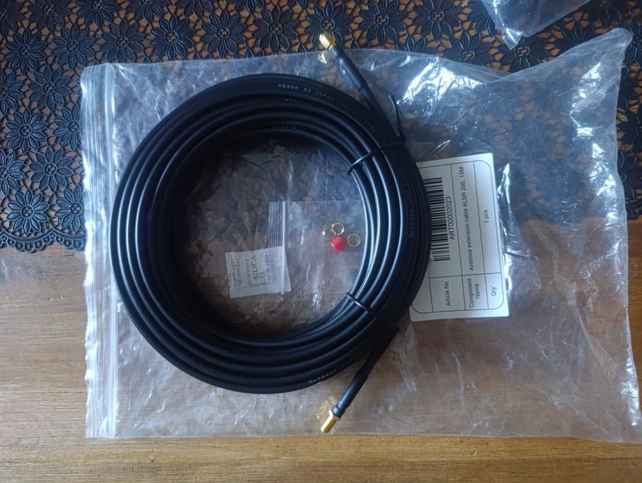 Kabel antenowy antena 4G x8 sztuk 15m