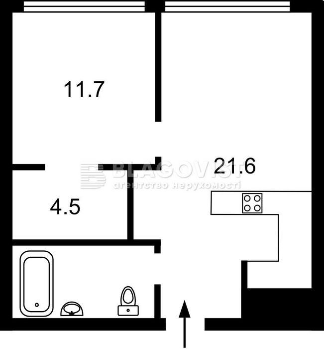 1К 18п 48м Ужгородський пров., 4/1, White Lines, ст.м Деміівська