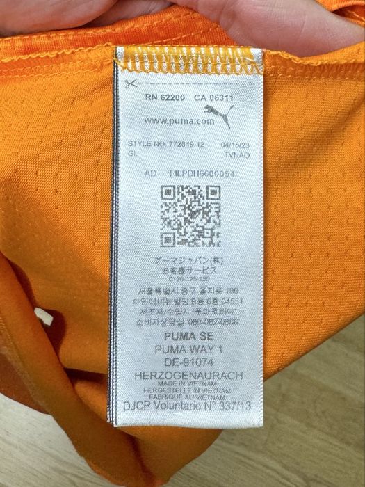Puma Manchester City dry cell футболка 164 см 13-14 лет подростковая голубая, оранжевая