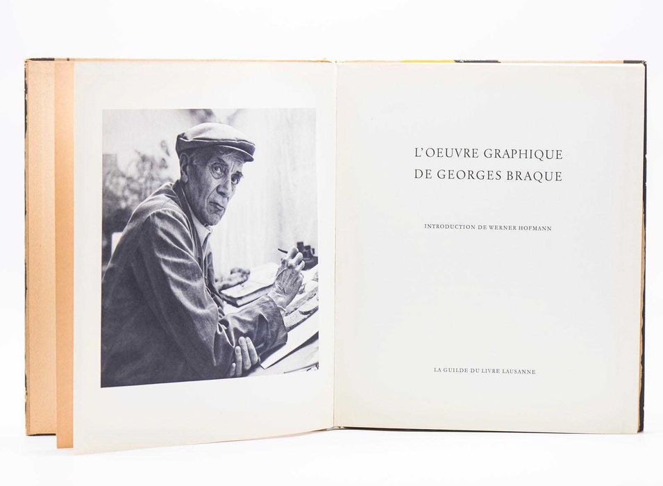 Livro L' Oeuvre Graphique de Georges Braque - 1961 - Exemplar numerado