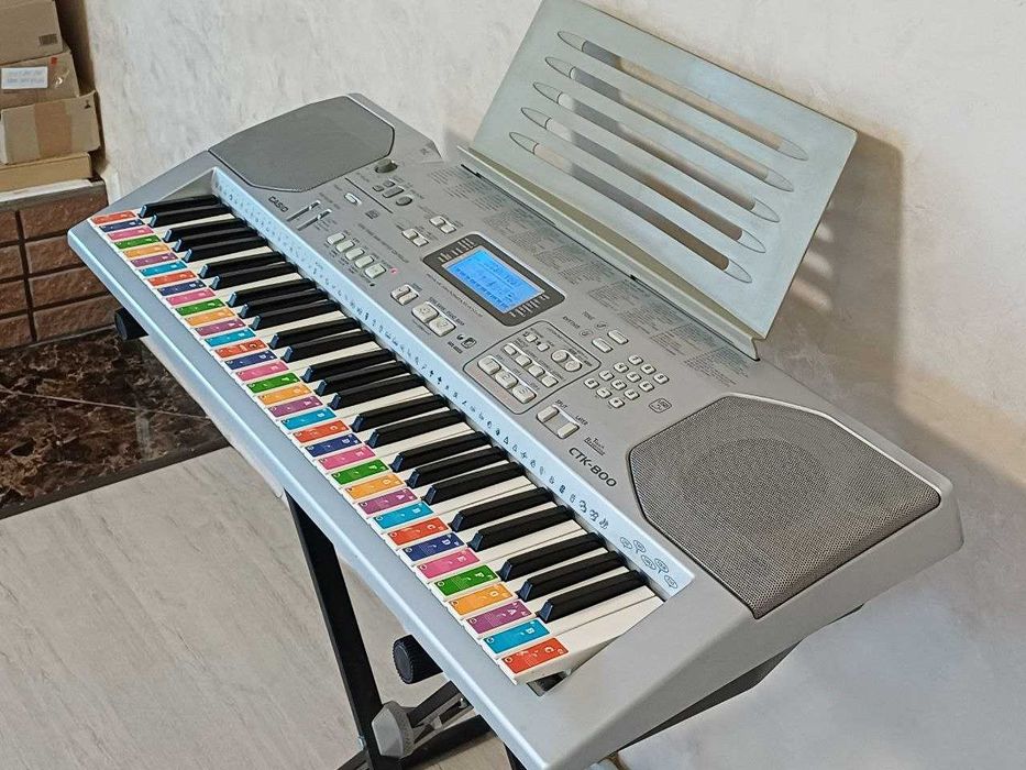 Синтезатор піаніно Casio CTK-800!!! + ПОДАРУНКИ.