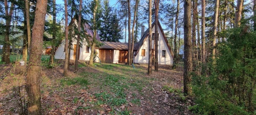 Działka  z domkami nad jeziorem Piaseczno