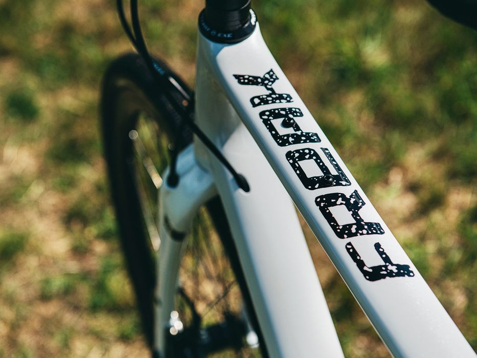 Rower gravel Accent Freak Carbon Apec biały