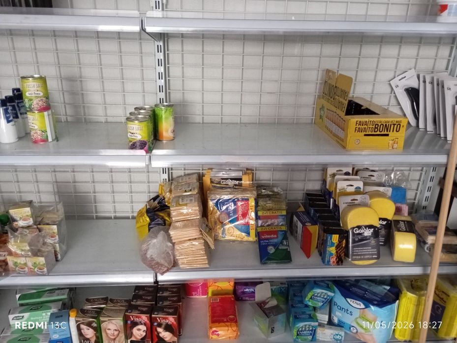 Prateleiras  super mercado