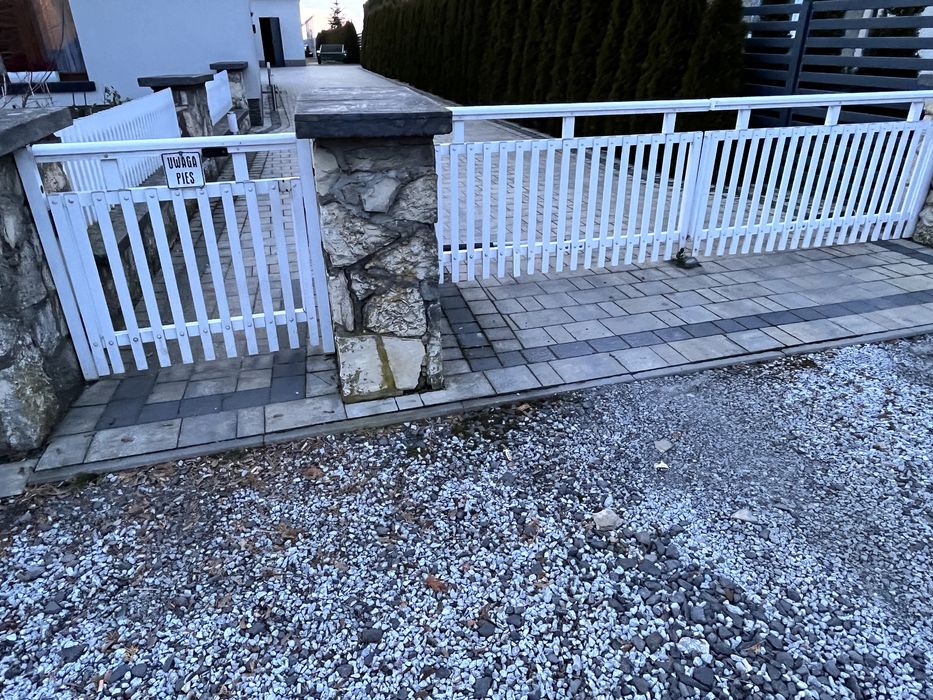 Przęsła ogrodzeniowe, płot aluminiowy malowany proszkowo