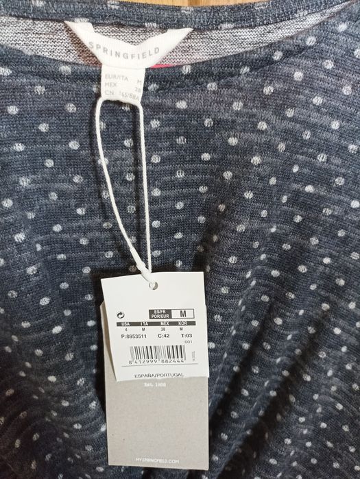 Vestido de algodão Springfield