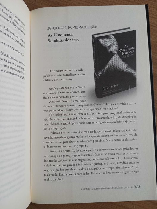 As Cinquenta Sombras Mais Negras / As Cinquenta Sombras de Grey