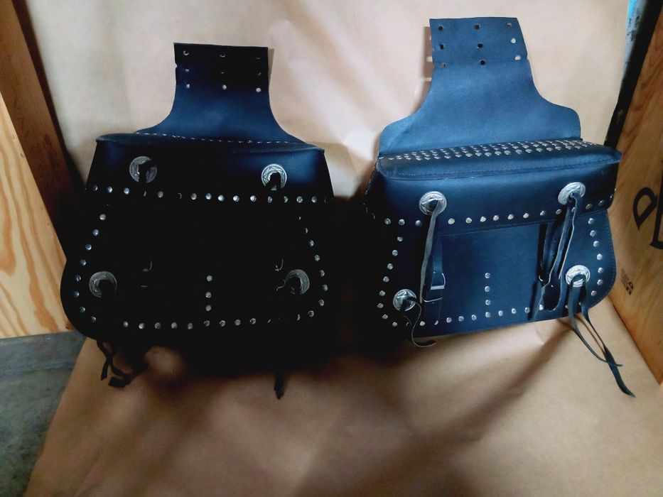 Malas em couro para moto