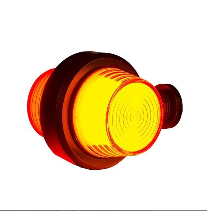 Pilotos LED Old School NEON Vermelho/Laranja 12/24V