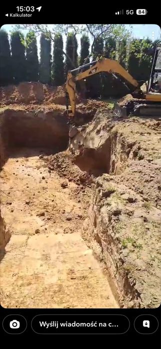 Prace ziemne, uslugi minikoparka oraz wywrotka