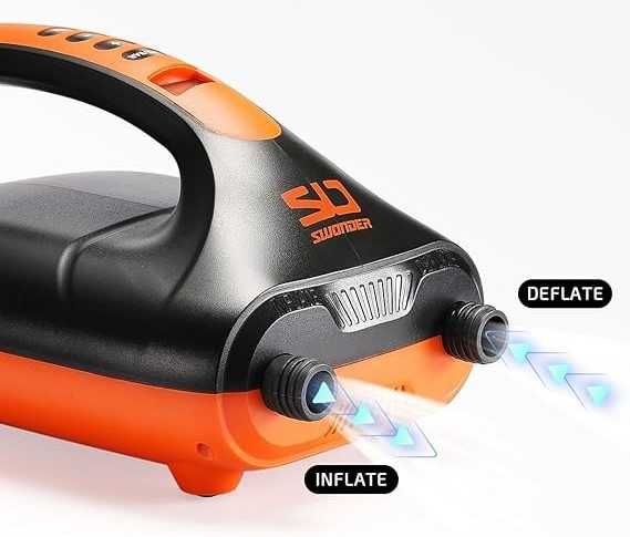 Elektryczna Pompka Samochodowa na Camping SUP Swonder 20 PSI 6Końcówek