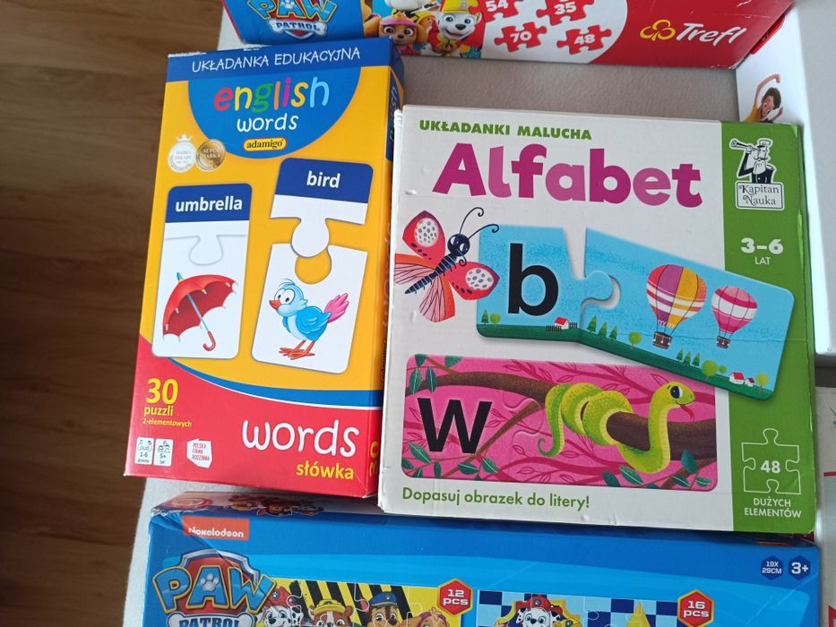 Gry i puzzle od 3 do 6 lat