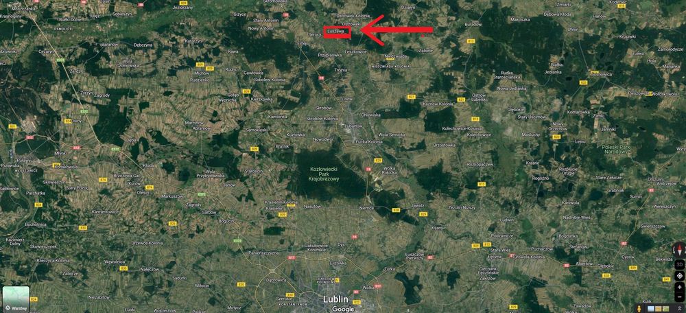 Siedlisko, działka rekreacyjna, Luszawa, Gm. Ostrówek