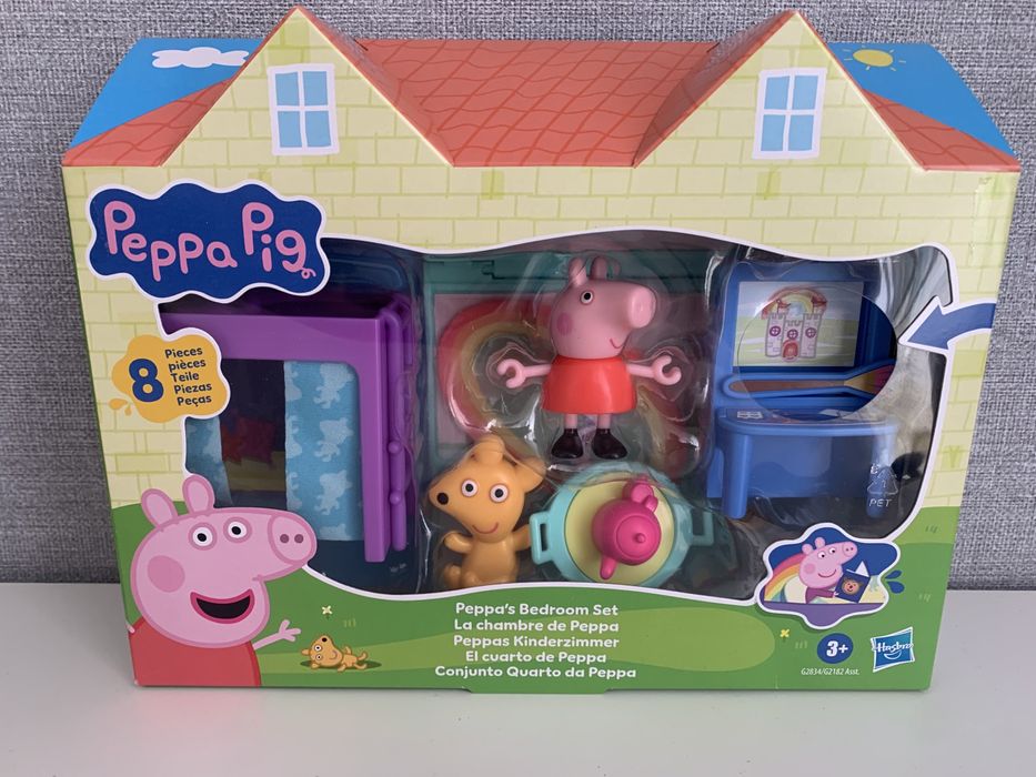 Кімнатка з фігурками СвинкиПеппи Свинка Пеппа Peppa bedroom hasbro
