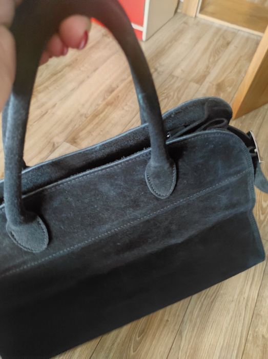 Włoska, czarna torba