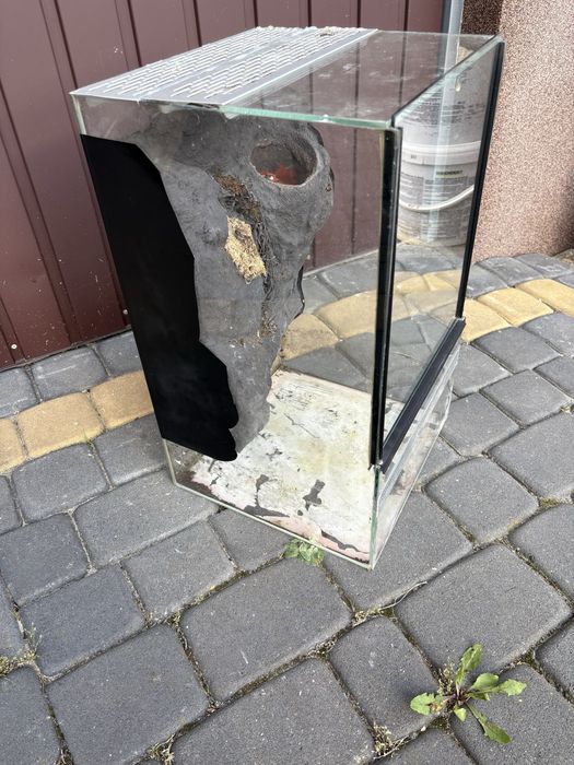 Terrarium dla gada 50x30x30 z siatką