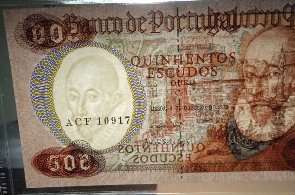 Colecção de 4 Notas 500 escudos - Portes Grátis