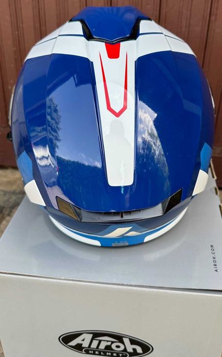 Kask Airoh Spark Shogun Blue/Red Gloss rozmiar L