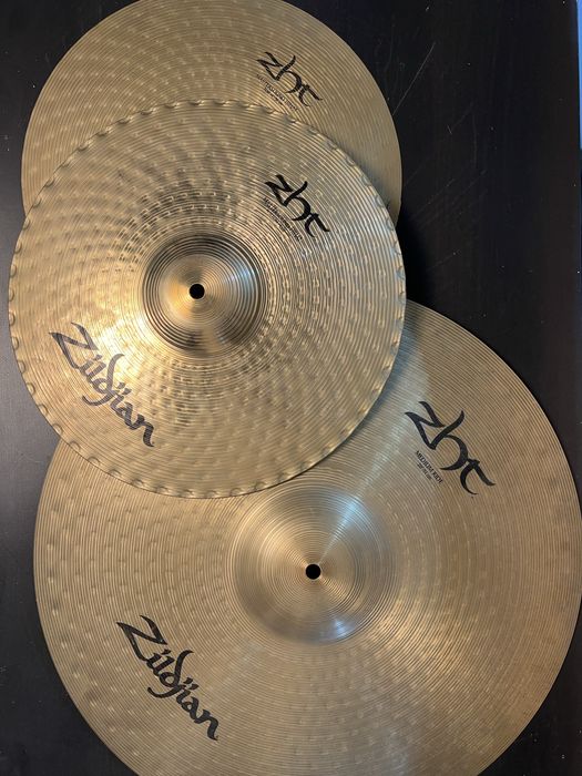 Pack 3 Pratos Bateria Zildjian ZHT Hi Hats Ride