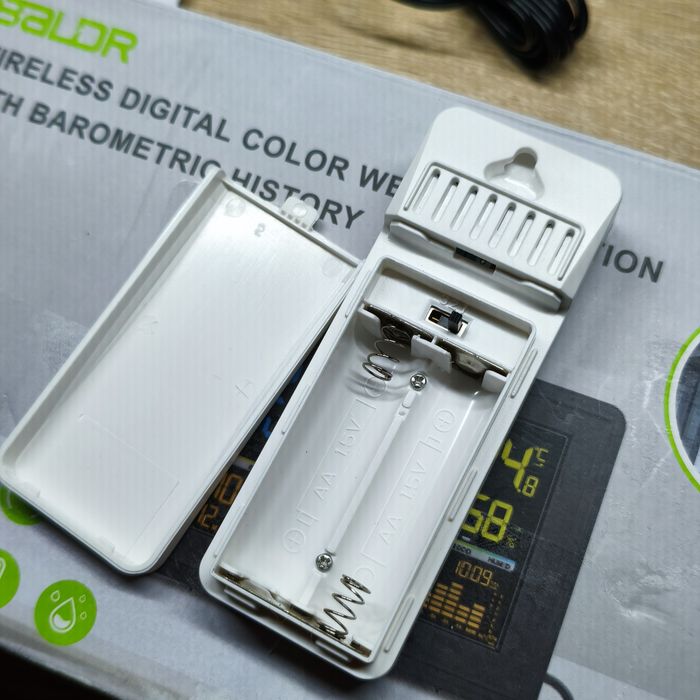 Метеостанція BALDR B0359 з барометром та вуличним датчиком (100м)