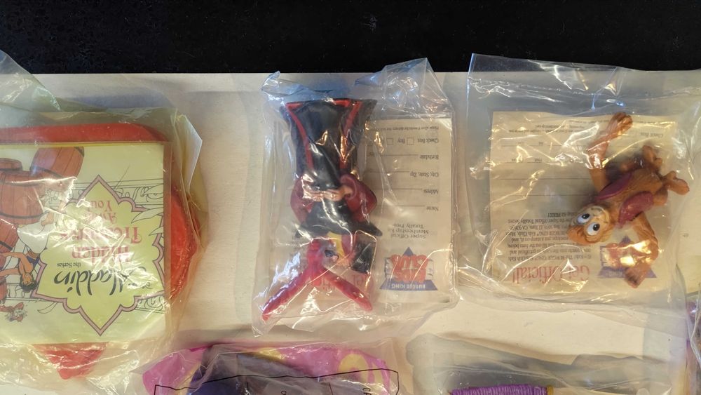 ALADDIN MCDONALD'S  1992 Burger King Disney аладін алладин хеппи мил