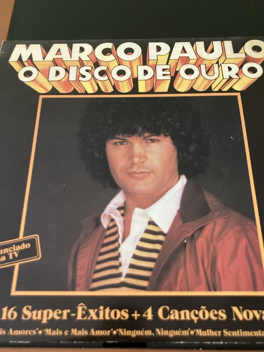 Disco de vinil de Marco Paulo- O disco de Ouro
